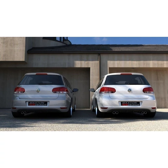 Hátsó Diffúzorok VW GOLF VI WITH 2 EXHAUST HOLE