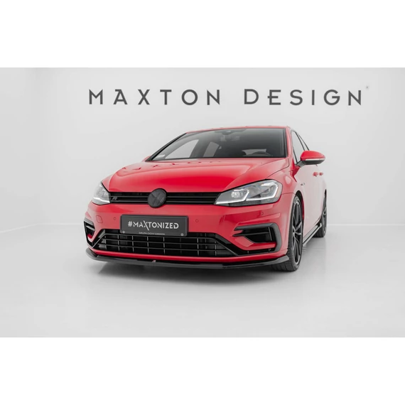 Első Splitter V.6 VW Golf 7 R / R-Line Facelift