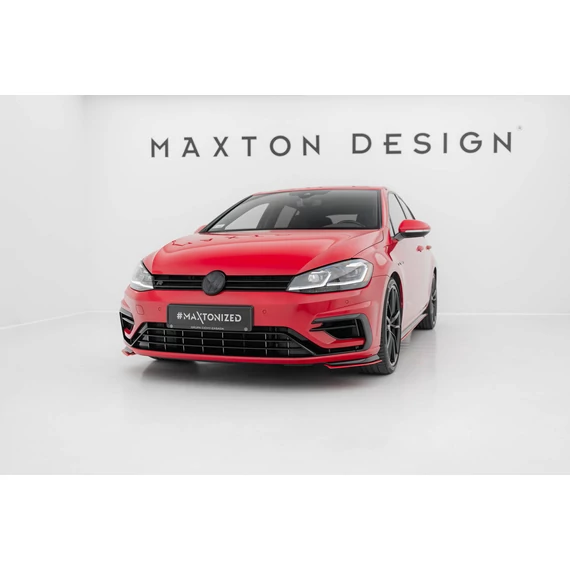 Első Splitter V.8 VW Golf 7 R / R-Line Facelift
