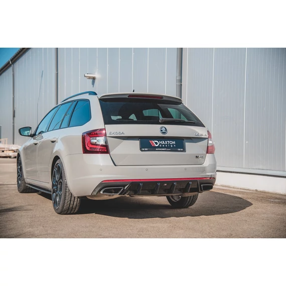 Hátsó Diffúzorok V.1 Skoda Octavia RS Mk3 / Mk3 FL Hatchback / Estate