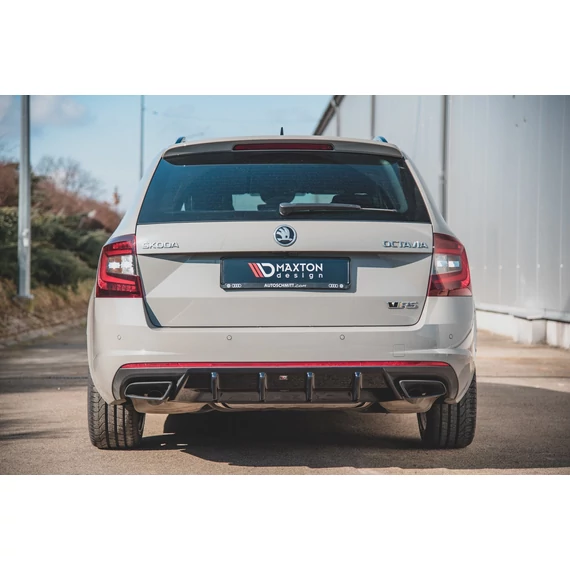 Hátsó Diffúzorok V.1 Skoda Octavia RS Mk3 / Mk3 FL Hatchback / Estate