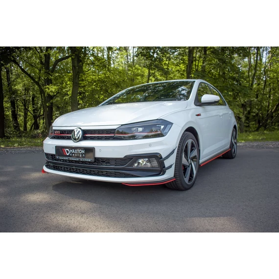 Első Splitter V.5 VW POLO MK6 GTI