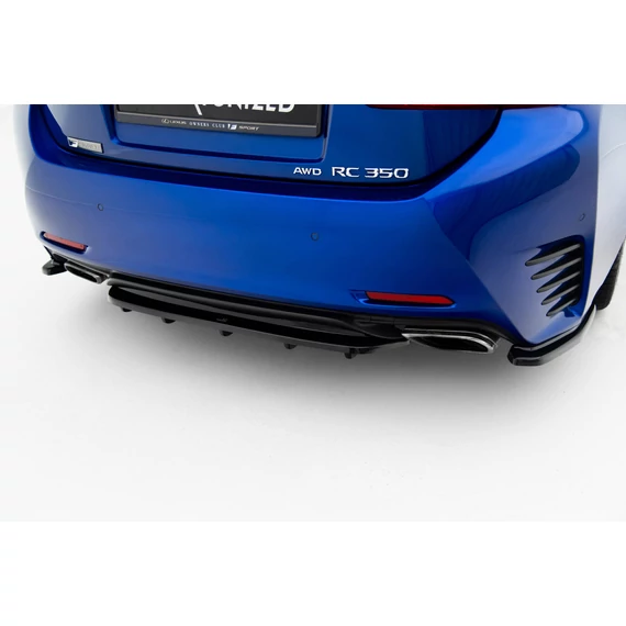 Központi Hátsó SPLITTER (WITH VERTICAL BARS) Lexus Rc
