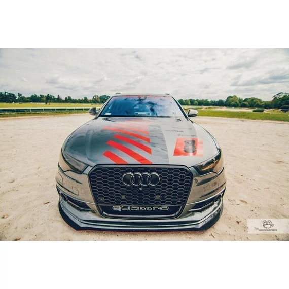 FRONT RACING SPLITTER AUDI A6 C7 S-LINE (2 splitters = 1 set)
