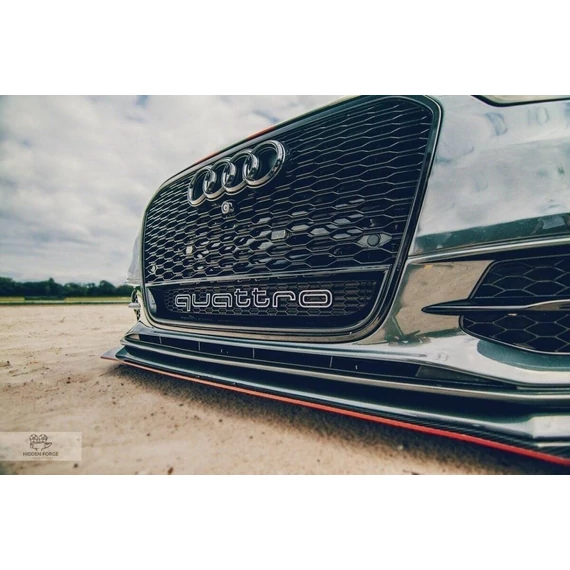 FRONT RACING SPLITTER AUDI A6 C7 S-LINE (2 splitters = 1 set)