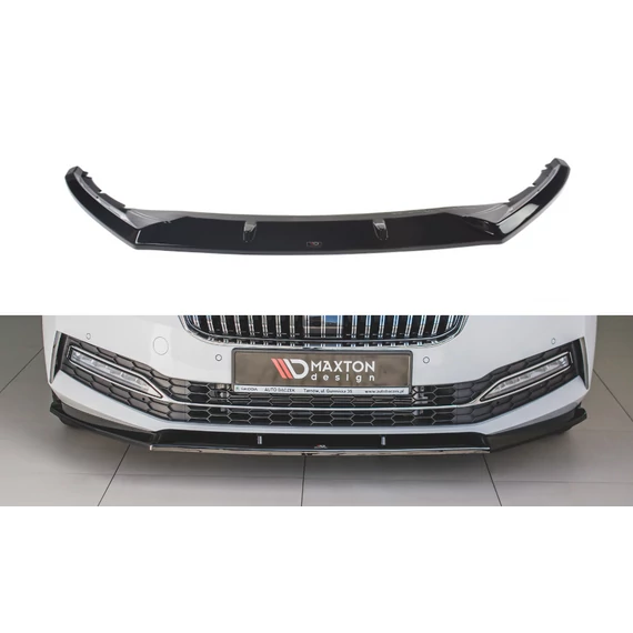 Első Splitter V.2 Skoda Superb Mk3 FL