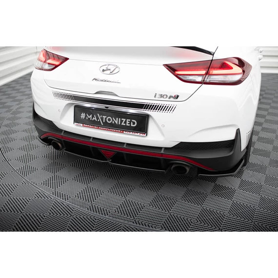 Központi Hátsó Splitter (with vertical bars) Hyundai I30 N Mk3 Fastback
