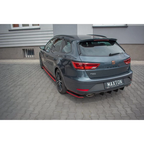 Hátsó Oldalsó Splitter V.4 Seat Leon Cupra Mk3 FL Sportstourer
