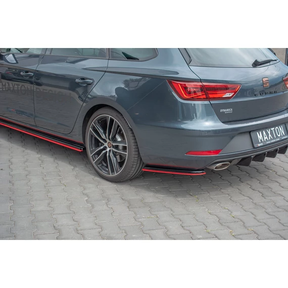 Hátsó Oldalsó Splitter V.4 Seat Leon Cupra Mk3 FL Sportstourer