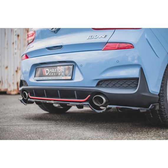 Központi Hátsó Splitter (with vertical bars) Hyundai I30 N Mk3 Hatchback