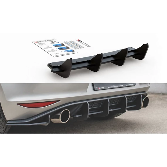 Racing Durability Rear Diffuser V.1 VW Golf 7 GTI