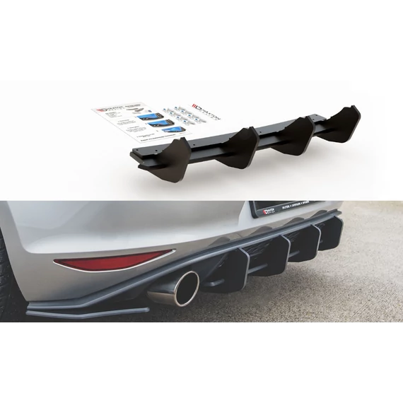 Racing Durablity Rear Diffuser V.2 VW Golf 7 GTI