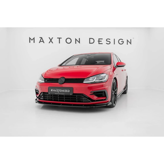 Első Splitter V.1 VW Golf 7 R / R-Line Facelift