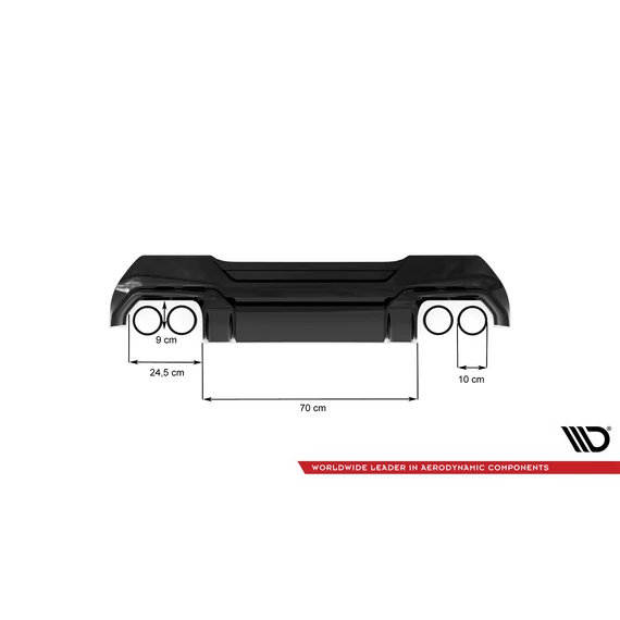 Hátsó Diffúzorok V.2 for BMW 1 F40 M-Pack/ M135i