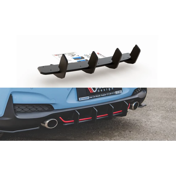 Racing Durability Rear Diffuser V.2 Hyundai I30 N Mk3 Hatchback