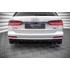 Hátsó Diffúzorok + Exhaust Ends Imitation Audi S6 / A6 S-Line C8