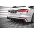Hátsó Diffúzorok + Exhaust Ends Imitation Audi S6 / A6 S-Line C8