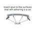 Roof Spoiler (RS Look) Ford Fiesta Mk7 / Mk7 FL