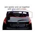 Roof Spoiler (RS Look) Ford Fiesta Mk7 / Mk7 FL