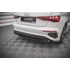 Központi Hátsó Splitter for Audi S3 Sportback 8Y