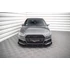 Street Pro Első Splitter V.1 + Flaps Audi S3 / A3 S-Line Sportback 8V Facelift