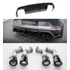 Hátsó Diffúzorok V.3 + Exhaust Tips Cupra Formentor VZ Mk1
