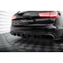 Hátsó Diffúzorok Audi A6 Avant C7 (Single side dual exhaust version)