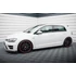 Side Skirts Diffusers V.3 + Flaps Volkswagen Golf R / R-Line Mk7