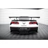 Carbon Spoiler With Internal Brackets Uprights Chevrolet Corvette Stingray / Grand Sport C7