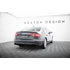 Hátsó Diffúzorok Audi A4 B8 Facelift (Single side dual exhaust version)