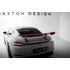 Carbon Spoiler With Internal Brackets Uprights V.1 + LED Porsche 718 Cayman 982c