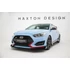 Street Pro Első Splitter + Flaps Hyundai Veloster N Mk2