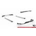 Set of Prepreg Carbon Fiber Splitters BMW X5 M-Pack G05 Facelift