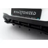 Rear Splitter (with vertical bars) Mercedes-AMG CLA 35  / 45  Coupe / Shooting Brake C118 Facelift / X118 Facelift