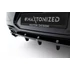 Rear Splitter (with vertical bars) V.2 BMW X4 M-Pack G02 Facelift