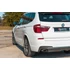 Hátsó Oldalsó Splitter for BMW X3 F25 M-Pack Facelift